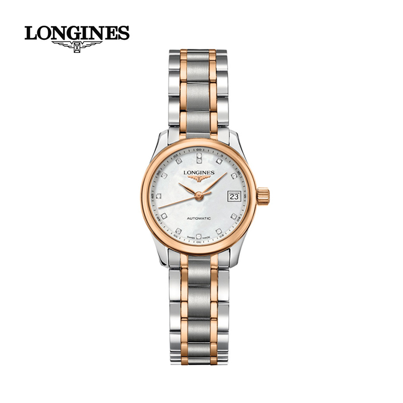 longines浪琴名匠系列钢带自动机械女表l21285897