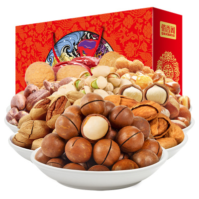 俏香阁 1761g 每日坚果组合 红色(单位:盒)