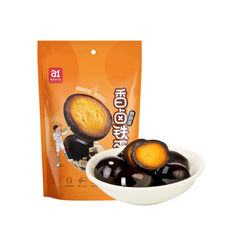 [上海物资保障专场]a1香卤铁蛋五香味130g(袋装)鹌鹑蛋剥壳独立小包装零食食品