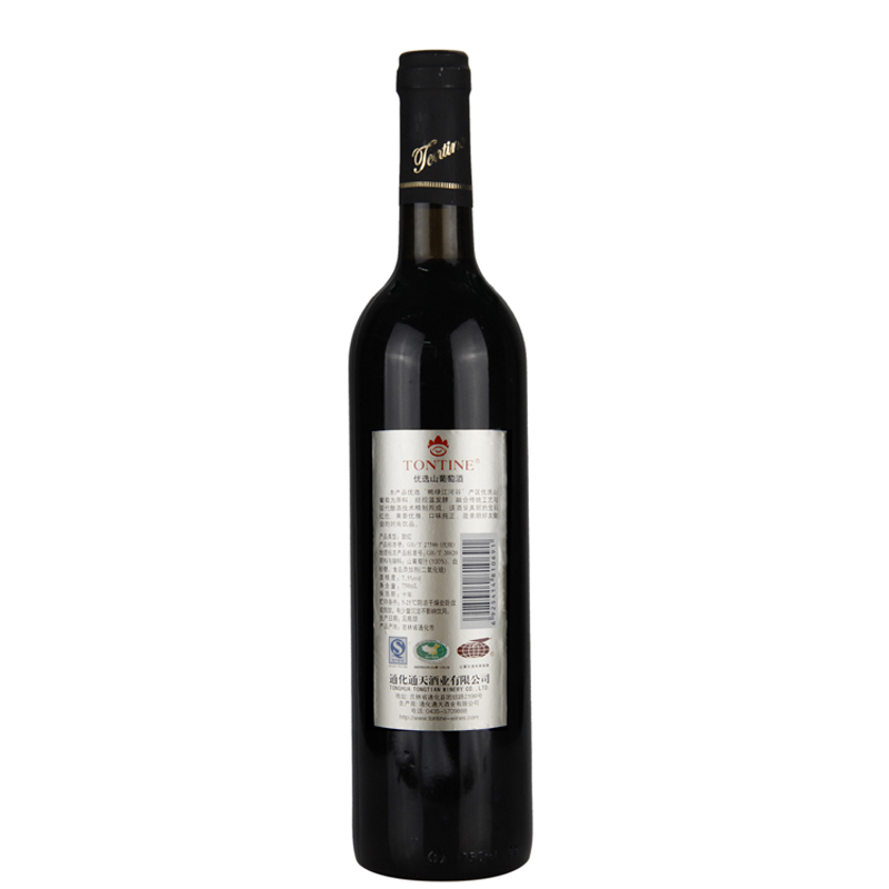 [6瓶套装 国货通天]中国通天(TONTINE)山葡萄酒——国信系列(优选)750ml*6
