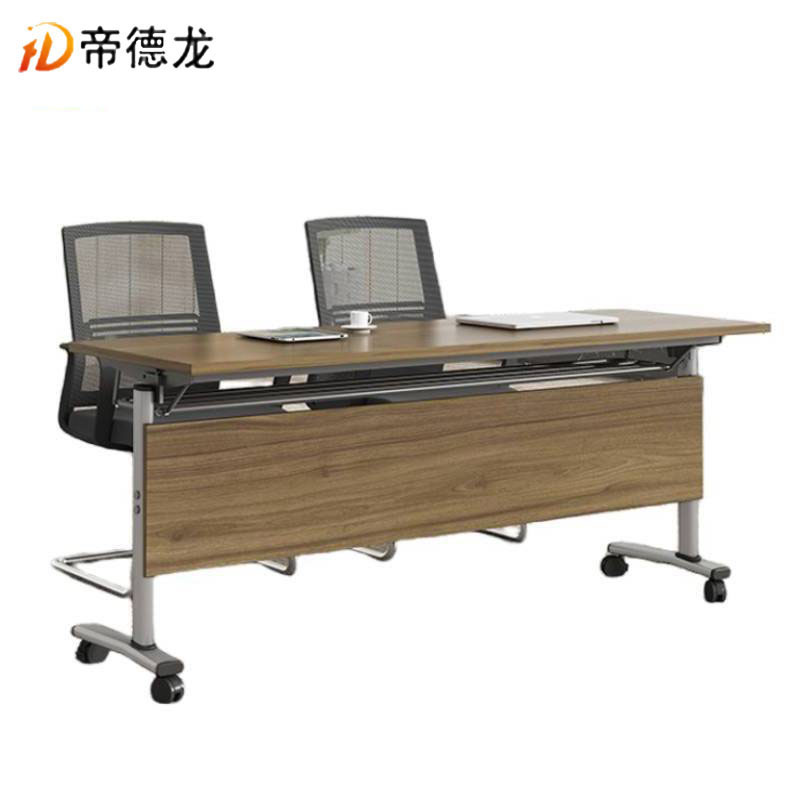 帝德龙折叠会议桌现代培训桌HY8 1200*500*750mm高清大图