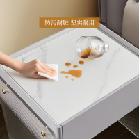 芝華仕(CHEERS)智能床头柜意式极简主卧智能感应灯网红悬浮岩板收纳柜G038