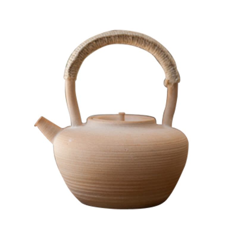 美帮汇手工白泥壶功夫茶具潮州红泥壶电陶炉煮水煮茶壶工夫茶提梁壶图片