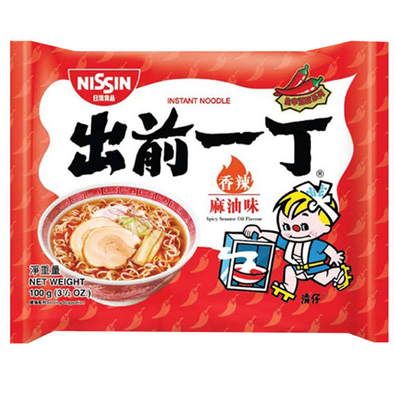 出前一丁麻油味 100g/袋 方便速食 方便面 泡面 熬夜 夜宵 香港进口