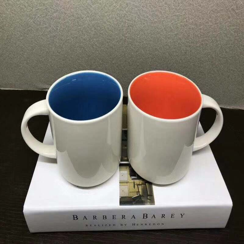 马克饮水杯 D1097 温雅对杯陶瓷杯马克杯 （单位：套）