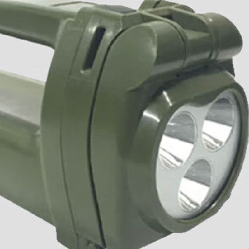 龙盾强光手电筒搜索灯铝盒装 磁力吸附手摇发电驻训手电筒图片