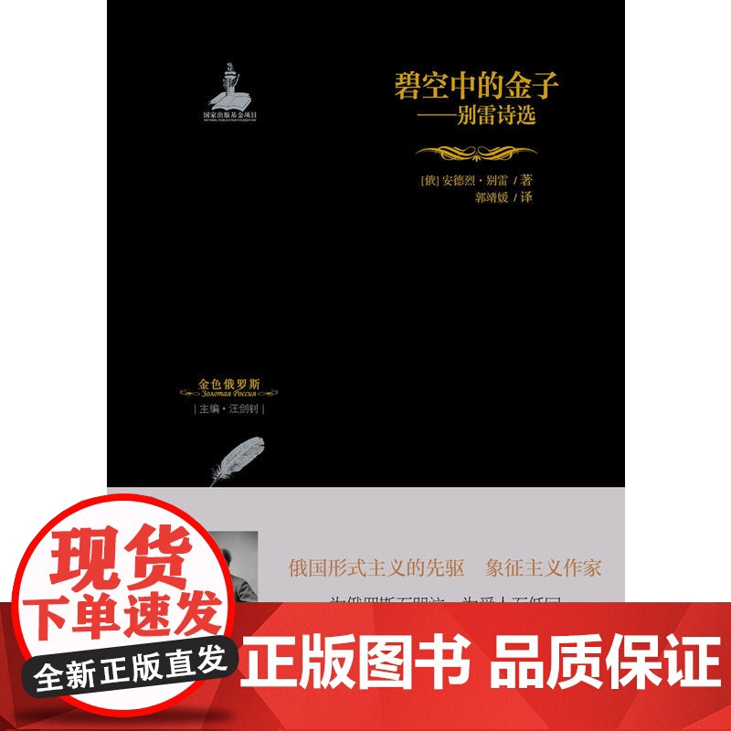 金色俄罗斯丛书(18):碧空中的金子——别雷诗选 安德烈·别雷 四川人民出版社 正版书籍高清大图