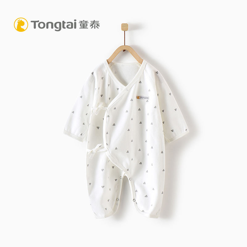 童泰婴儿衣服新生儿连体衣宝宝蝴蝶哈衣0-3-6个月爬服纯棉春夏装儿童内衣