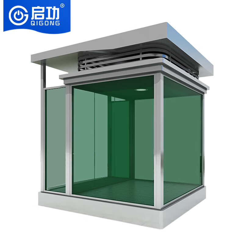 启功迷彩防弹岗亭站岗保卫亭可移动执勤室成品岗亭 QG-GT45000（1.8m*1.5m*2.8m）