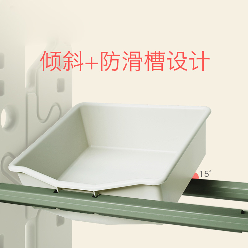babycare 儿童玩具收纳架 幼儿园宝宝整理架书柜 大容量多层置物架 整理架 樱粉8002