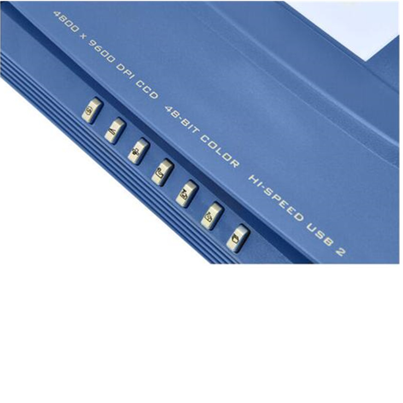 中晶(microtek)FileScan380 A4彩色平台扫描仪 内置35mm胶片适配器 平板式扫描仪 (蓝色)