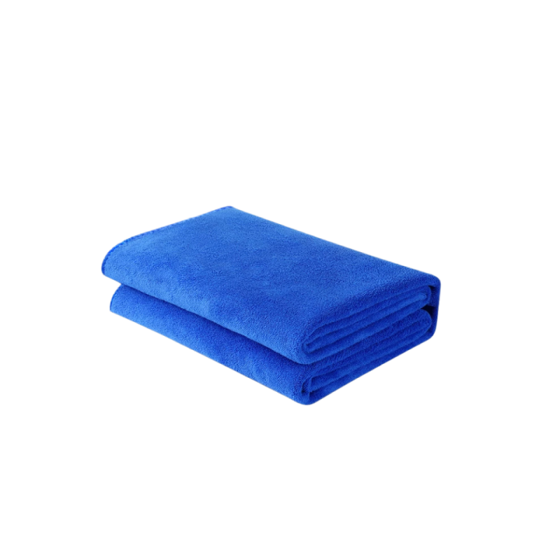 汽车洗车巾专用巾加厚加大吸水擦玻璃不留痕擦车巾清洁毛巾4204 30*70/【蓝色超厚】3条装