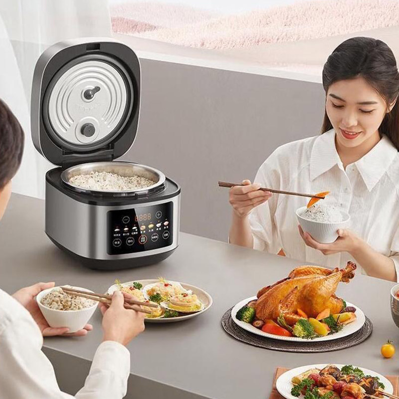 九阳40N8电饭煲不锈钢家用智能多功能电饭锅0涂层智能预约易清洗快速煮饭高清大图