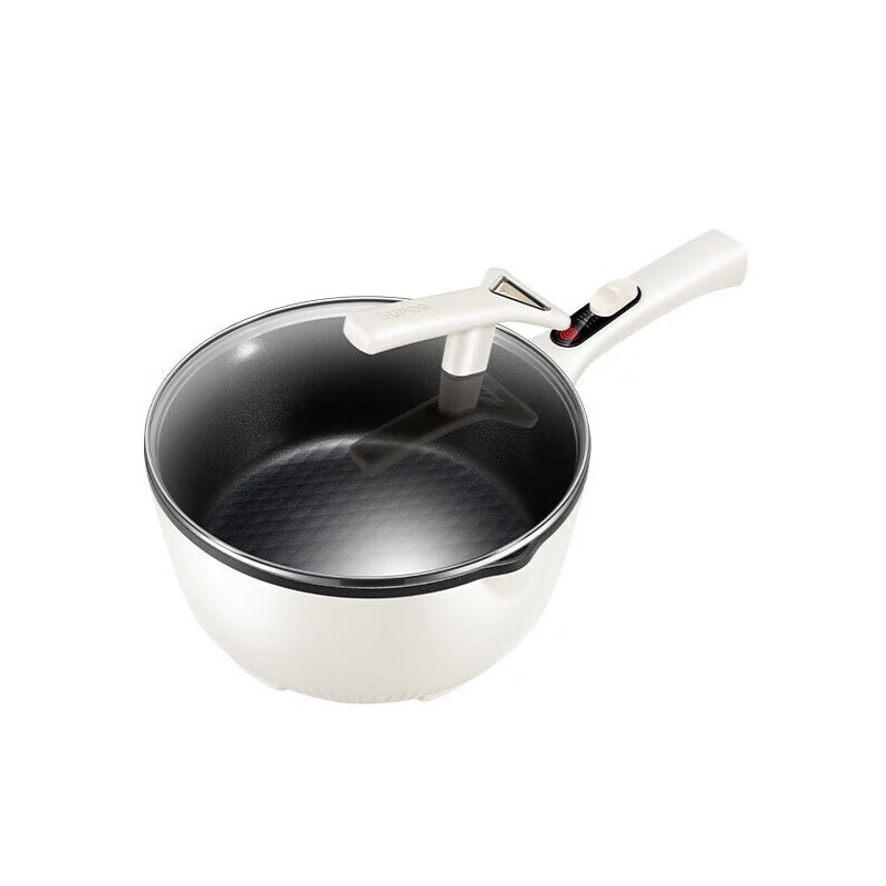 苏泊尔SUPOR智能控温3.5L电火锅一键操作多功能煎烤不粘电热锅CJ26A10