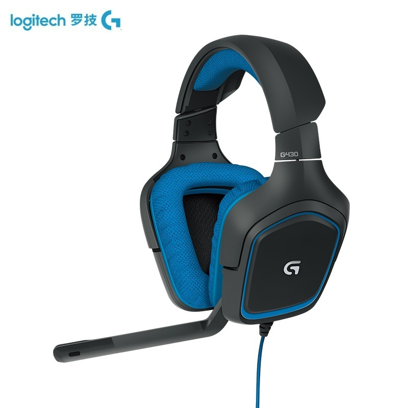 罗技(Logitech)G430 7.1声道游戏头戴式耳机 电脑电竞耳机耳麦