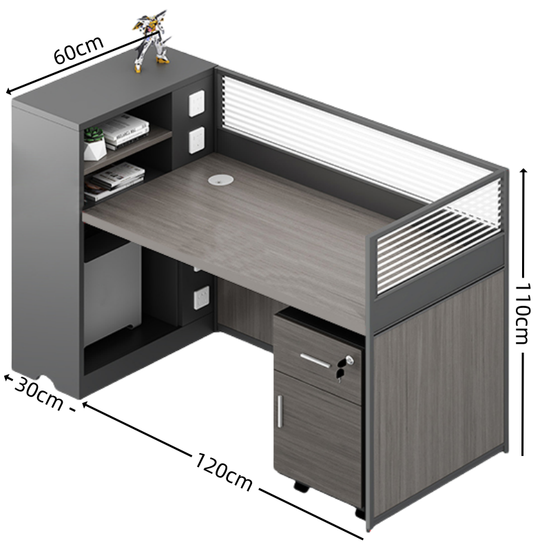 豫龙都办公桌单人位张高清大图