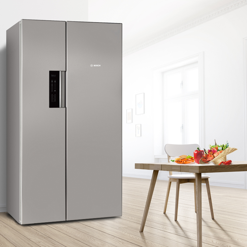 博世(BOSCH)KAN92V48TI 610升 双开门冰箱 家用对开门电冰箱 风冷无霜 变频节能 双循环不串味高清大图