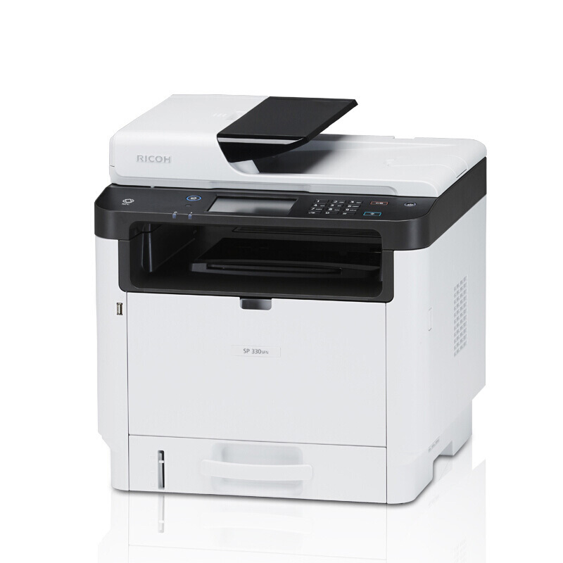 理光(RICOH) SP 330SN商用办公A4黑白激光打印机打印复印扫描