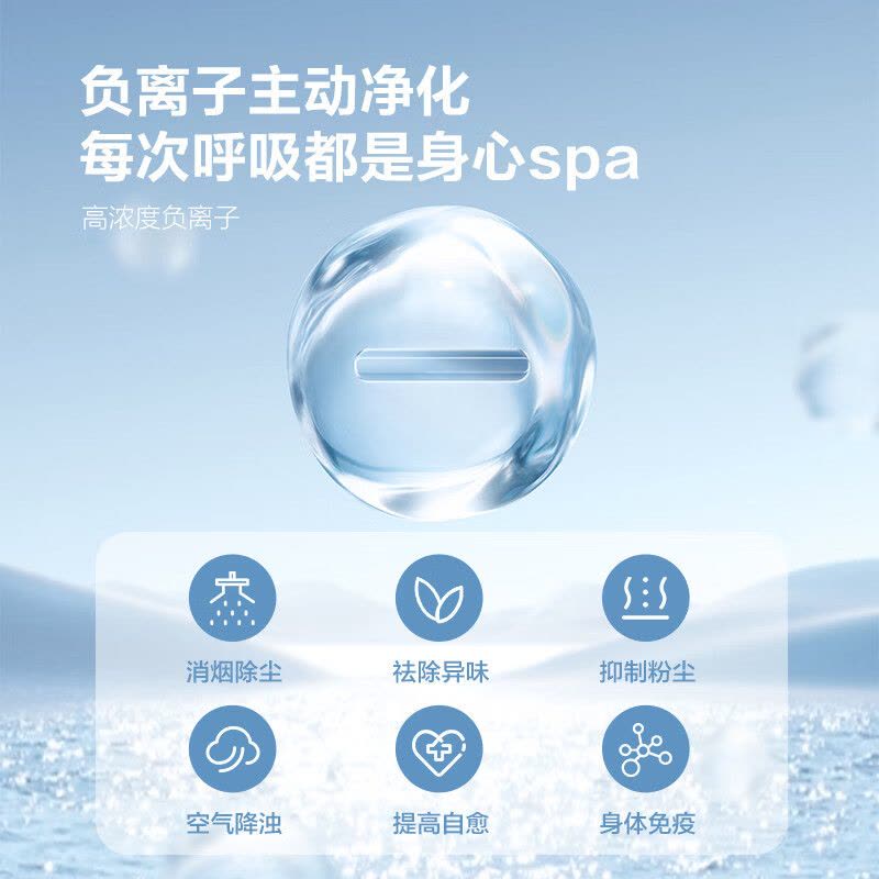 艾美特(AIRMATE)空气循环扇电风扇智能语音操控家用110cm加高直流变频净化落地扇 FA23-SRDI151语音款图片