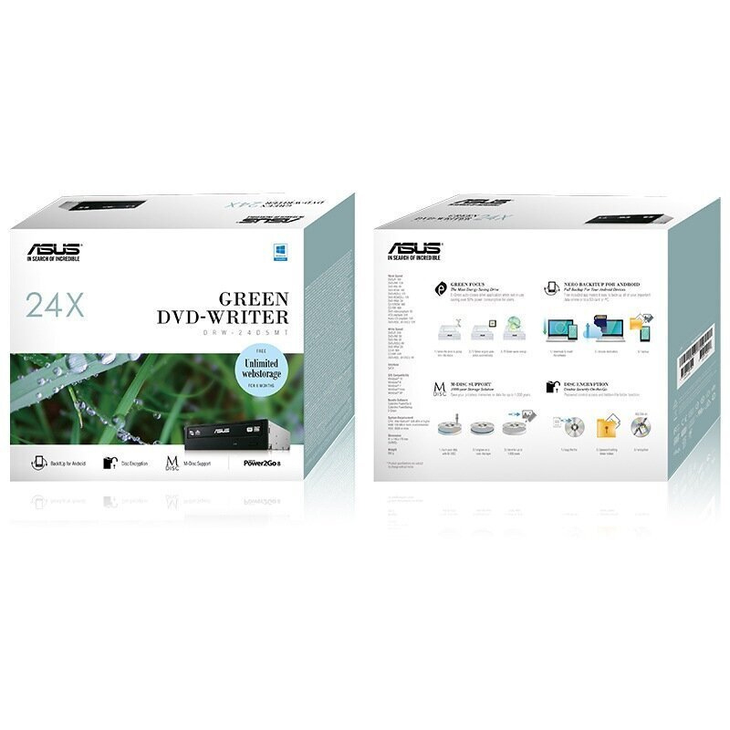 华硕(ASUS)DRW-24D5MT台式电脑内置光驱DVD刻录机
