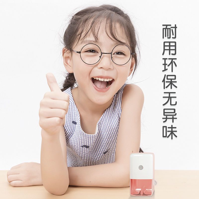 铅笔刀手摇转笔刀小学生用卷笔刀耐用削笔机糖果色小型削笔刀自动|蓝色+10支铅笔