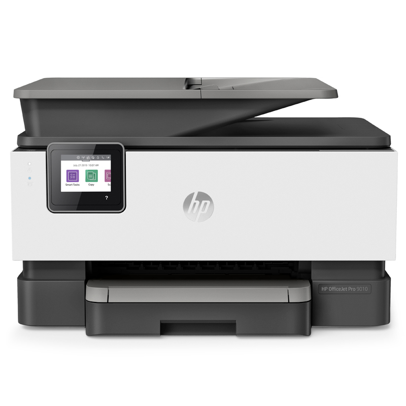 惠普(hp)9010彩色喷墨多功能打印机一体机复印机扫描传真A4家用家用商用办公文档试卷资料材料打印机自动双面 标配