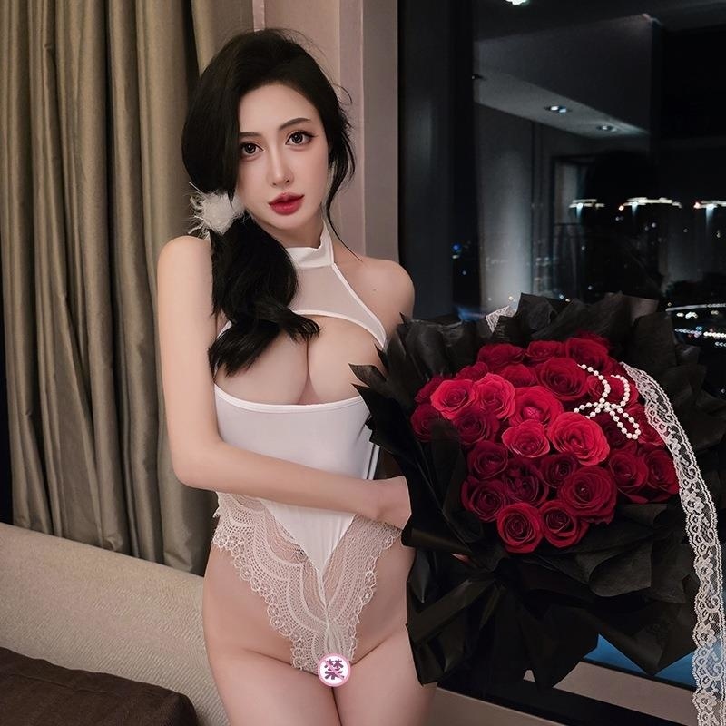 长夜漫漫情趣内衣性感透明火辣睡衣床上女制服连体衣紧身衣2034高清大图