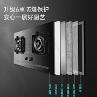 帅康(sacon)KB01E燃气灶双灶台式嵌入式煤气灶700*400大开孔5.0kW大火力家用钢化玻璃炉具煤气炉天然气