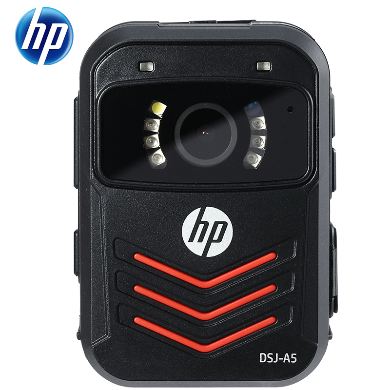惠普(HP)DSJ-A5执法记录仪1296P高清红外夜视现场记录仪 官方标配64G