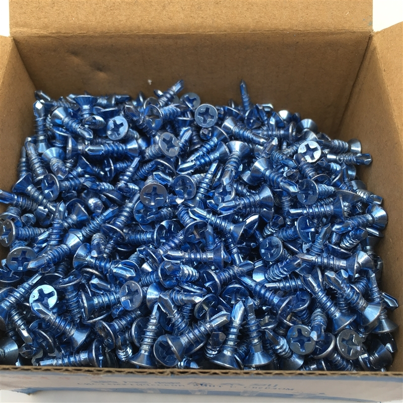 镀锌加硬十字沉头螺丝法耐自钻燕尾钉沉头平头钻尾丝自钻螺丝m4m5