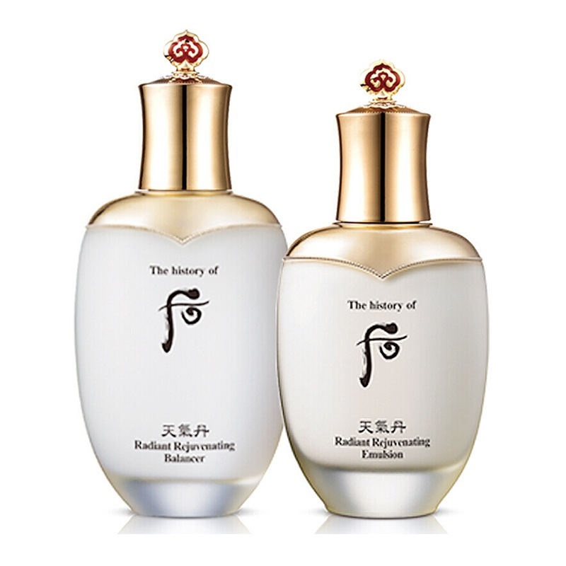 Whoo后 天气丹花鲜光彩紧颜礼盒7件套(333ml)