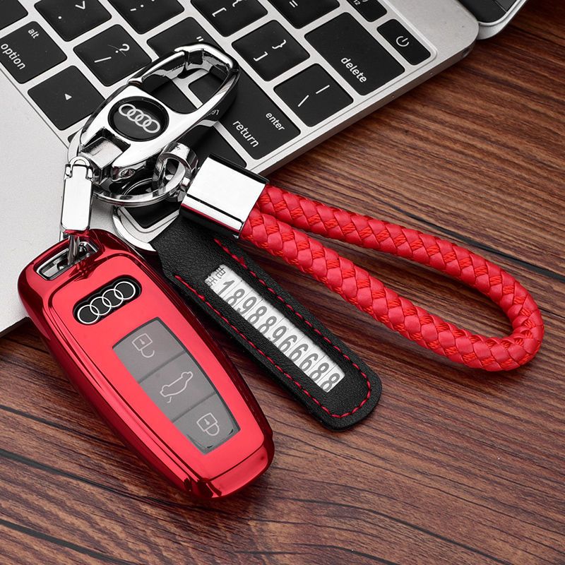 奥迪a6l钥匙套壳21奥迪a3钥匙套a7男女a8l扣保护套汽车a6l钥匙包