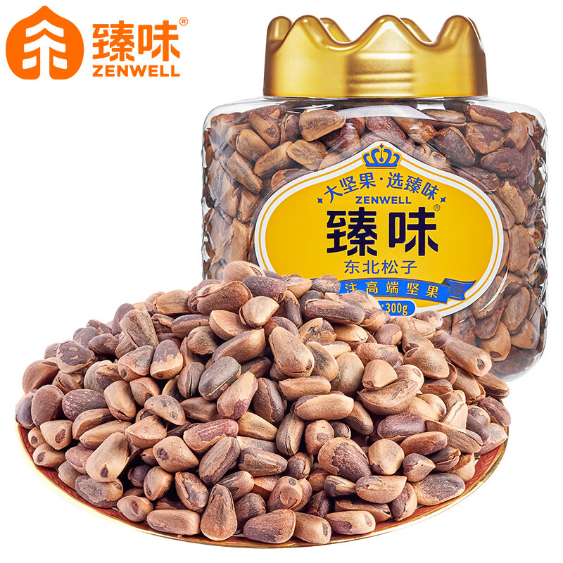 臻味 东北松子300g/罐高清大图