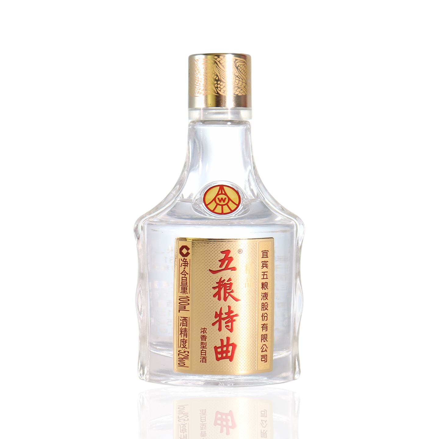五粮液 五粮特曲精品 52度100ml 浓香型小酒 带非卖品字样高清大图