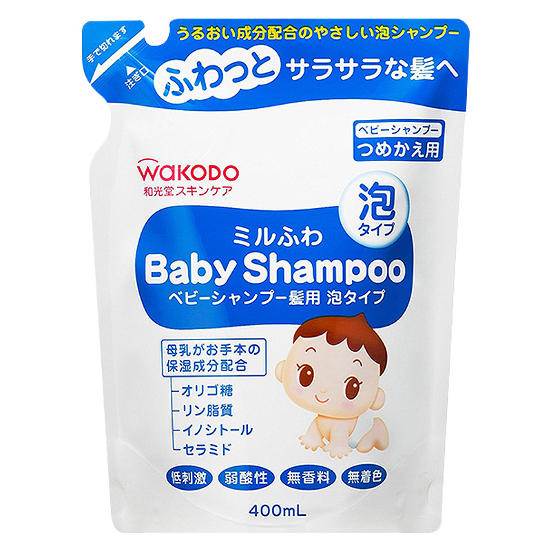 Wakodo 和光堂婴幼儿洗发水替换装400ml