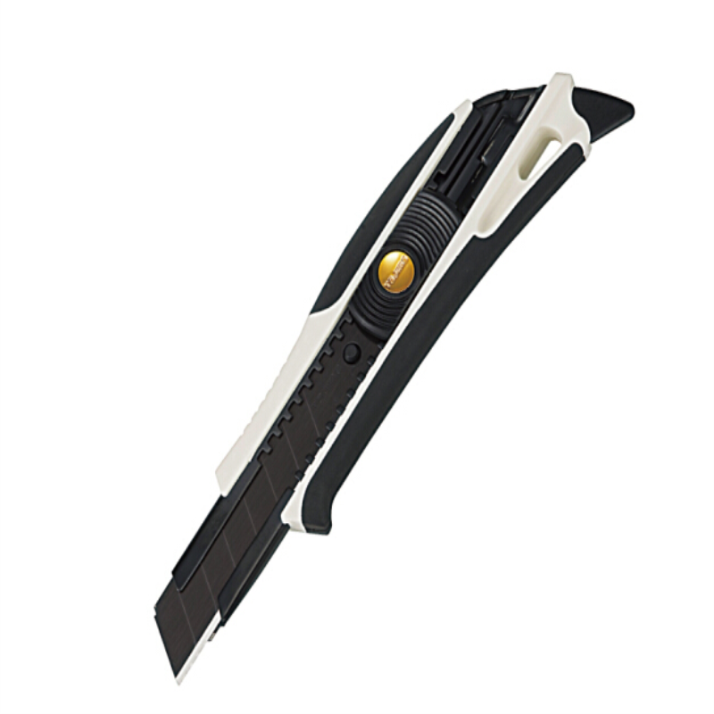 Model大号18mm宽美工刀裁纸刀推扭自动锁定K-600带2片刀片