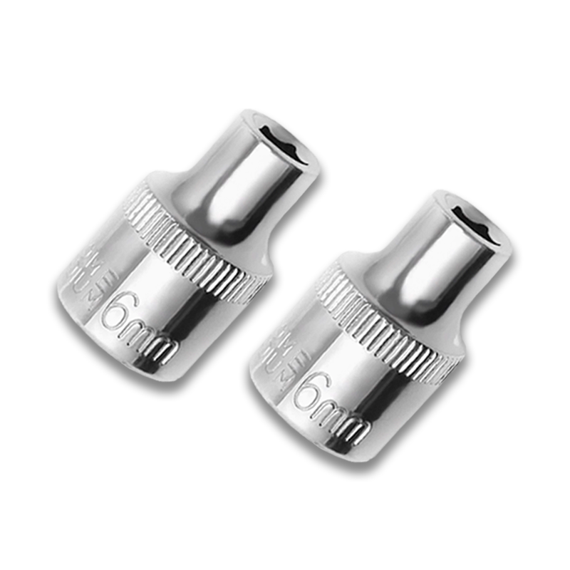 立伟铁牛3/8六角短套筒6mm/个高清大图