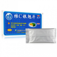 德众 维C银翘片 18片咽喉肿痛感冒药发烧止咳化痰咳嗽药