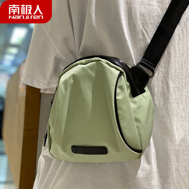 小包包女包2021新款韩版时尚女士牛津布帆布包腰包单肩斜挎包高清大图