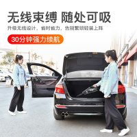 车载吸尘器无线充电大功率汽车用充气泵强力专用车内家两用四合一阿斯卡利吸尘器 [有线车用款]机械表★四合一多功能+收纳包