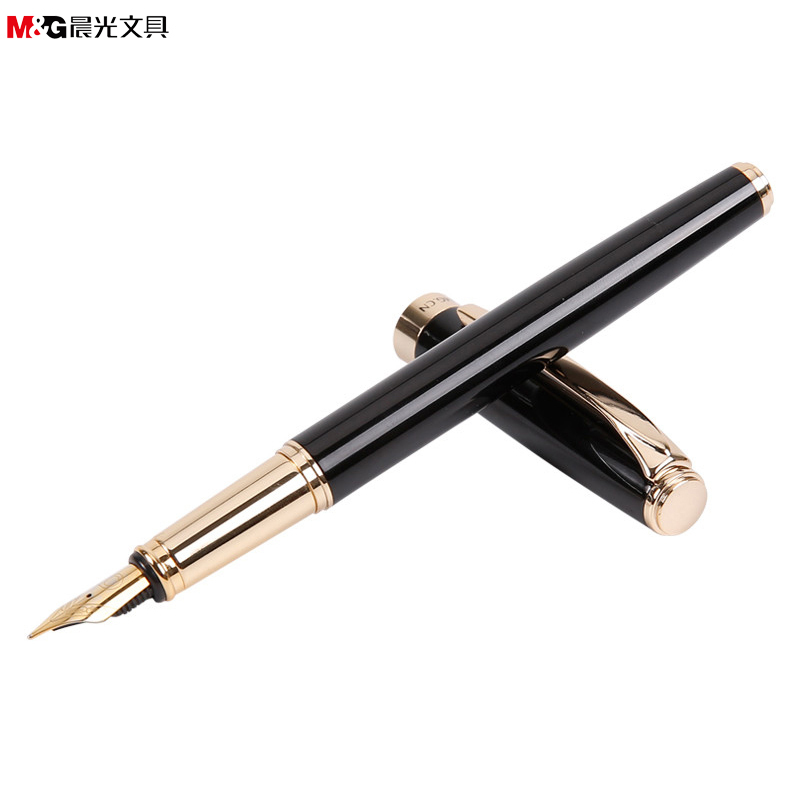 晨光(M&G)AFPY1602 优品商务钢笔 0.5mm 礼品笔 签字笔 水墨笔 签名笔 吸墨钢笔 学生练字笔