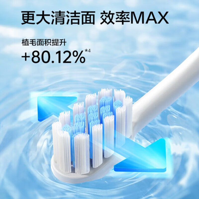 松下(Panasonic)电动牙刷奶泡刷成人软毛护龈自动声波情侣套装款礼物男女EW-DC20