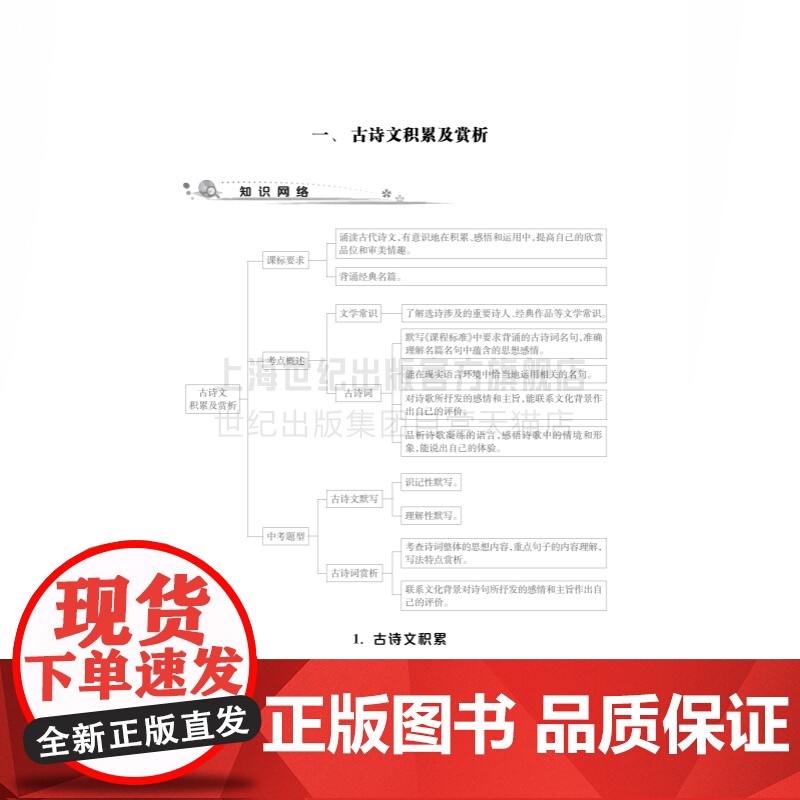 初中四星级题库语文 古诗文 文言文 中考作文 中考冲刺刷题 上海科技教育出版社高清大图