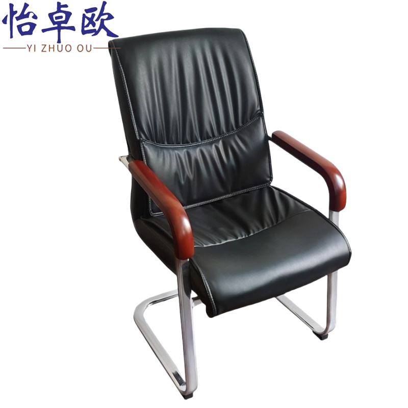 怡卓欧办公椅弓形把高清大图