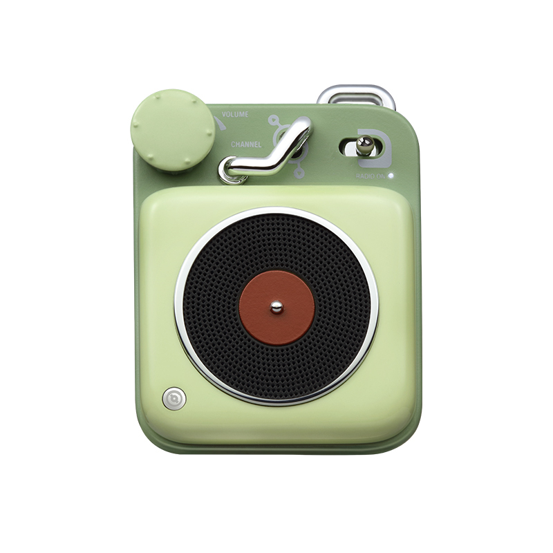 猫王原子唱机b612蓝牙便携式音箱mwp1原野绿