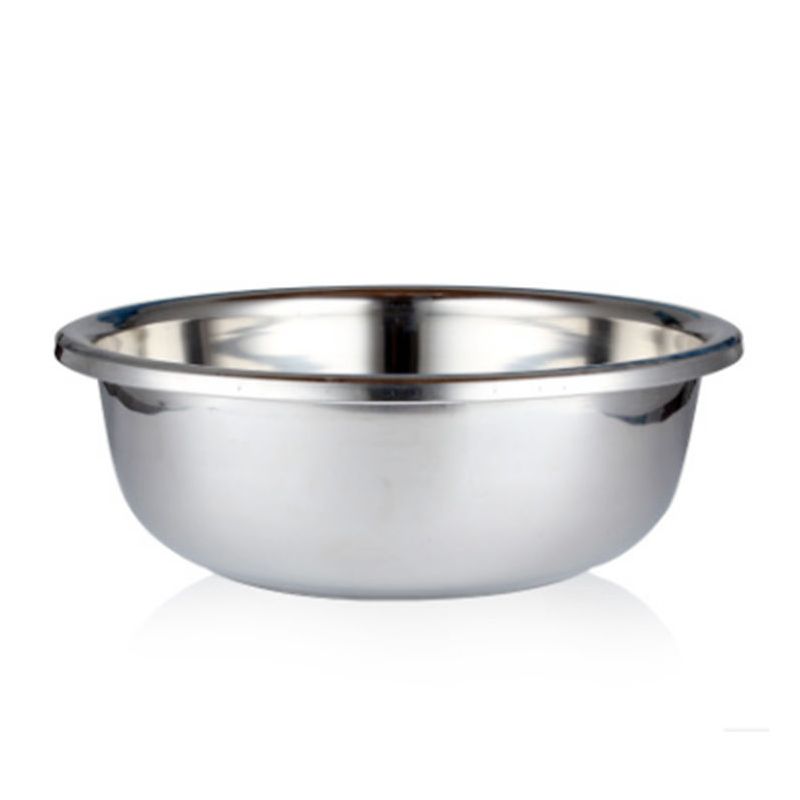 洗脸盆加厚洗45圆形大盆脚盆洗菜盆78cm不锈钢盆