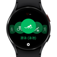 三星 SAMSUNG Galaxy Watch4 智能手表 Wear OS系统 蓝牙通话 40mm 陨石黑