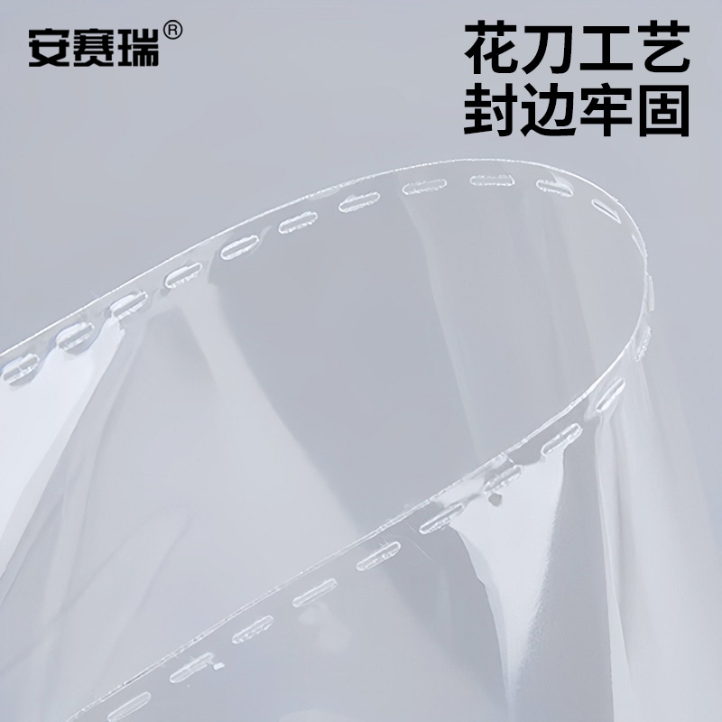 安赛瑞 透明自粘塑料袋(1000个装) OPP新料 透明白色 10*20cm 厚度双面9丝 10051高清大图