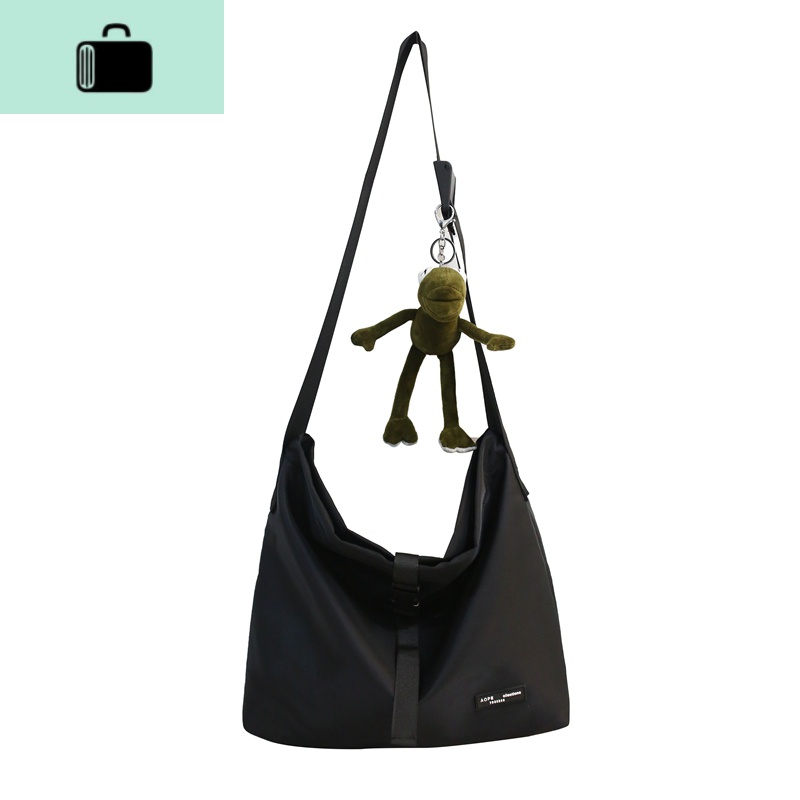 斜挎包潮牌工装包男女日系邮差包休闲单肩包暗黑系背包潮NEW LAKE男士斜挎包高清大图