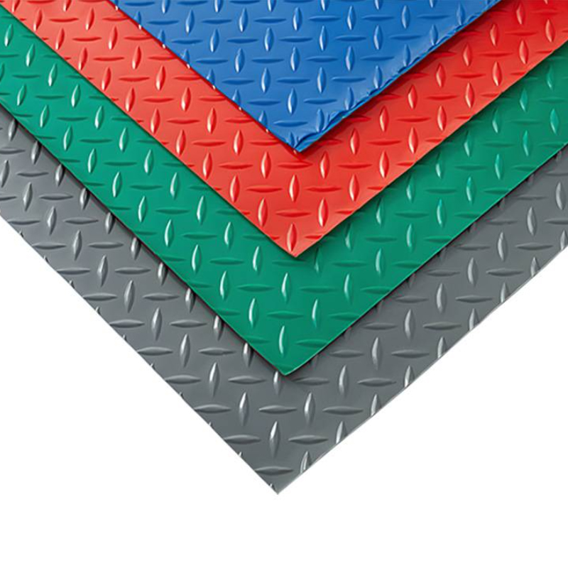 云型巨 PVC防滑地垫牛津地垫 橡胶地胶地垫楼梯工厂车间整铺 单位：卷高清大图